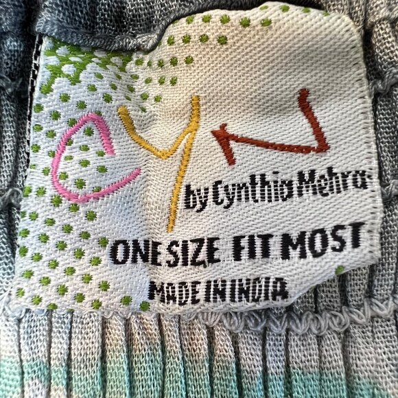 Cynthia Mehra Strapless Tie Dye Coverup One Size - Picture 3 of 3